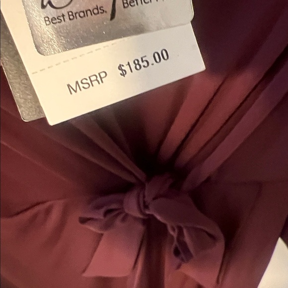 Lauren Ralph Lauren Deep Red Long Sleeve Dress - Picture 3 of 3